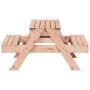 Douglas solid wood children's picnic table with sandbox by , Garden tables - Ref: Foro24-832595, Price: 117,25 €, Discount: %