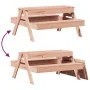 Douglas solid wood children's picnic table with sandbox by , Garden tables - Ref: Foro24-832595, Price: 117,25 €, Discount: %