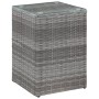 3 Stück Beistelltische Glasoberfläche synthetisches Rattangrau von vidaXL, Seitentische - Ref: Foro24-46985, Preis: 115,34 €,...