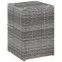 Set of 3 side tables with glass surface and synthetic gray rattan. by vidaXL, Side tables - Ref: Foro24-46985, Price: 113,99 ...