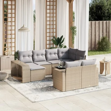 11-piece garden sofa set with beige synthetic rattan cushions by , Modular outdoor sofas - Ref: Foro24-3261299, Price: 640,86...