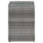 Set of 3 side tables with glass surface and synthetic gray rattan. by vidaXL, Side tables - Ref: Foro24-46985, Price: 113,99 ...