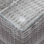 3 Stück Beistelltische Glasoberfläche synthetisches Rattangrau von vidaXL, Seitentische - Ref: Foro24-46985, Preis: 115,34 €,...
