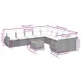 11-piece garden sofa set with beige synthetic rattan cushions by , Garden sets - Ref: Foro24-3257528, Price: 790,34 €, Discou...