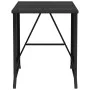 Table and chairs with cushions 3 pieces black synthetic rattan by , Garden sets - Ref: Foro24-365116, Price: 189,99 €, Discou...