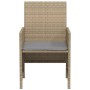 Gartenstühle und Tisch 3 Stück synthetisches Rattan beige Kissen von , Gartensets - Ref: Foro24-365121, Preis: 189,38 €, Raba...