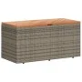 Garten-Aufbewahrungsbox aus grauem Rattan-Akazienholz, 110 x 50 x 54 cm von , Aufbewahrungsboxen für den Außenbereich - Ref: ...