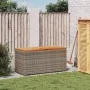 Garten-Aufbewahrungsbox aus grauem Rattan-Akazienholz, 110 x 50 x 54 cm von , Aufbewahrungsboxen für den Außenbereich - Ref: ...