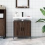 Armario lavabo baño madera ingeniería roble marrón 60x30x60 cm de , Tocadores - Ref: Foro24-842450, Precio: 60,26 €