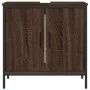 Bathroom sink cabinet engineered wood brown oak 60x30x60 cm by , Dressing tables - Ref: Foro24-842450, Price: 59,39 €, Discou...