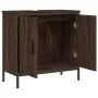 Bathroom sink cabinet engineered wood brown oak 60x30x60 cm by , Dressing tables - Ref: Foro24-842450, Price: 59,39 €, Discou...