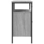 Waschbeckenunterschrank aus Sonoma-Eichenholz in Grau, 80x30x60 cm. von , Badezimmerwaschtische - Ref: Foro24-842444, Preis: ...