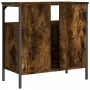 Waschbeckenschrank aus Holzwerkstoff, geräucherte Eiche, 60 x 30 x 60 cm von , Schminktische - Ref: Foro24-842438, Preis: 49,...