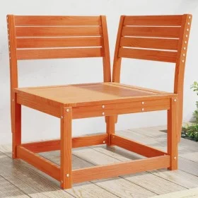 Garden corner sofa solid pine wood wax brown 73x73x78cm by , Outdoor sofas - Ref: Foro24-844666, Price: 80,25 €, Discount: %