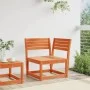 Sofá esquinero jardín madera maciza pino marrón cera 73x73x78cm de , Sofás de exterior - Ref: Foro24-844666, Precio: 80,24 €,...