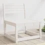 Massives Gartensofa aus weißem Kiefernholz von , Outdoor-Sofas - Ref: Foro24-844670, Preis: 64,30 €, Rabatt: %
