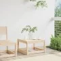 Solid pine wood garden stool by , Outdoor sofas - Ref: Foro24-844679, Price: 52,03 €, Discount: %