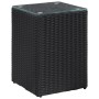 Beistelltische 3 Stück schwarze synthetische Rattanglasoberfläche von vidaXL, Seitentische - Ref: Foro24-46984, Preis: 80,05 ...