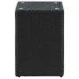Side tables 3 pieces black synthetic rattan glass surface by vidaXL, Side tables - Ref: Foro24-46984, Price: 65,34 €, Discoun...