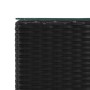 Beistelltische 3 Stück schwarze synthetische Rattanglasoberfläche von vidaXL, Seitentische - Ref: Foro24-46984, Preis: 80,05 ...