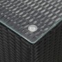 Beistelltische 3 Stück schwarze synthetische Rattanglasoberfläche von vidaXL, Seitentische - Ref: Foro24-46984, Preis: 80,05 ...