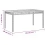 Garden dining set 7 pieces and gray synthetic rattan cushions by , Garden sets - Ref: Foro24-3213572, Price: 520,82 €, Discou...