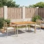 Set de comedor jardín con cojines 4 pzas ratán sintético beige de , Conjuntos de jardín - Ref: Foro24-3213585, Precio: 410,04...