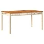 Set de comedor jardín con cojines 4 pzas ratán sintético beige de , Conjuntos de jardín - Ref: Foro24-3213585, Precio: 410,04...