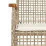 5-piece garden dining set with beige synthetic rattan cushions by , Garden sets - Ref: Foro24-3213579, Price: 362,52 €, Disco...