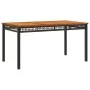 Set comedor de jardín 3 pzas con cojines ratán sintético negro de , Conjuntos de jardín - Ref: Foro24-3213566, Precio: 344,49...