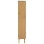 Estantería 4 niveles OLDEN madera maciza pino marrón y blanco de , Librerías y estanterías - Ref: Foro24-358614, Precio: 216,...
