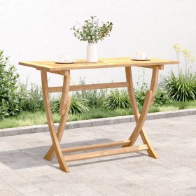 Mesa de jardín plegable madera maciza de acacia 110x55x75 cm