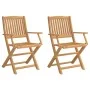 Sillas de jardín plegables 2 uds madera acacia 58x54,5x90 cm de , Sillas de jardín - Ref: Foro24-365741, Precio: 110,72 €, De...
