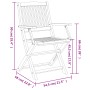 Sillas de jardín plegables 2 uds madera acacia 58x54,5x90 cm von , Gartenstühle - Ref: Foro24-365741, Preis: 124,81 €, Rabatt: %