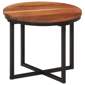 Couchtisch aus massivem Akazienholz und Eisen, 35 x 35 x 30 cm von , Couchtisch - Ref: Foro24-372739, Preis: 43,18 €, Rabatt: %
