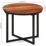 Solid acacia wood and iron coffee table 35x35x30 cm by , Coffee table - Ref: Foro24-372739, Price: 43,18 €, Discount: %