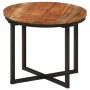 Solid acacia wood and iron coffee table 35x35x30 cm by , Coffee table - Ref: Foro24-372739, Price: 43,18 €, Discount: %