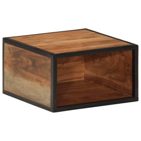 Mesita de noche de pared madera maciza acacia 35x35x20 cm de , Mesas auxiliares - Ref: Foro24-372751, Precio: 58,27 €, Descue...