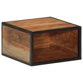Wand-Nachttisch aus massivem Akazienholz, 35 x 35 x 20 cm von , Seitentische - Ref: Foro24-372751, Preis: 46,51 €, Rabatt: %