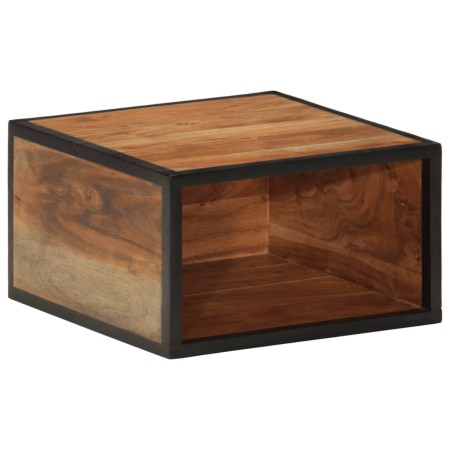 Mesita de noche de pared madera maciza acacia 35x35x20 cm de , Mesas auxiliares - Ref: Foro24-372751, Precio: 58,27 €, Descue...