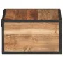 Wand-Nachttisch aus massivem Akazienholz, 35 x 35 x 20 cm von , Seitentische - Ref: Foro24-372751, Preis: 46,51 €, Rabatt: %