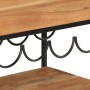 Barwagen aus massivem Akazienholz und Eisen, 60 x 40 x 80 cm von , Küchen- und Speisewagen - Ref: Foro24-372753, Preis: 136,2...