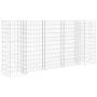 H-shaped gabion planter made of 260x40x120 cm steel wire. by vidaXL, Pots and planters - Ref: Foro24-145662, Price: 95,92 €, ...