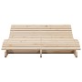 Solid pine wood lounger 205x110x31.5 cm by , Loungers - Ref: Foro24-832588, Price: 171,06 €, Discount: %