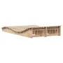 Liege aus massivem Kiefernholz, 205 x 110 x 31,5 cm von , Liegen - Ref: Foro24-832588, Preis: 168,75 €, Rabatt: %