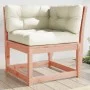 Corner garden sofa with Douglas wood cushions 73x73x78 cm by , Outdoor sofas - Ref: Foro24-844687, Price: 88,63 €, Discount: %