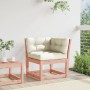Corner garden sofa with Douglas wood cushions 73x73x78 cm by , Outdoor sofas - Ref: Foro24-844687, Price: 89,53 €, Discount: %