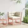Corner garden sofa with Douglas wood cushions 73x73x78 cm by , Outdoor sofas - Ref: Foro24-844687, Price: 88,63 €, Discount: %