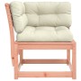 Corner garden sofa with Douglas wood cushions 73x73x78 cm by , Outdoor sofas - Ref: Foro24-844687, Price: 89,53 €, Discount: %