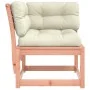 Corner garden sofa with Douglas wood cushions 73x73x78 cm by , Outdoor sofas - Ref: Foro24-844687, Price: 88,63 €, Discount: %
